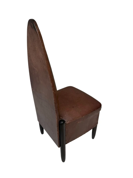Art Deco Amsterdamse School High-Back Side Chair by Michel de Klerk, 1916/1925